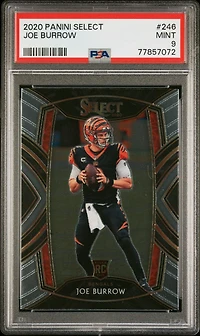 2020 Panini Select 246 Joe Burrow PSA
