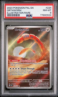 2023 Pokemon Pal En-paldea Evolved 224 Orthworm Illustration Rare PSA