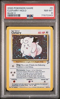 2000 Pokemon Game Base Ii 6 Clefairy-holo PSA