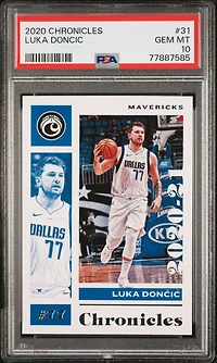 2020 Panini Chronicles 31 Luka Doncic PSA 10