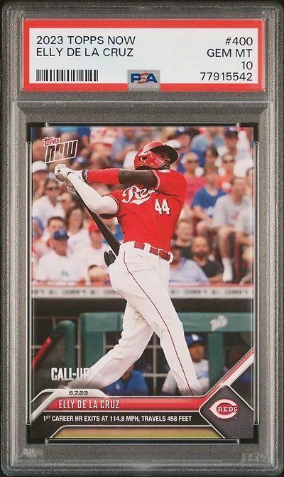 2023 Topps Now Elly De La Cruz PSA 10