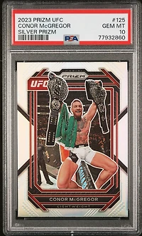 2023 Panini Prizm Ufc 125 Conor Mcgregor Silver Prizm PSA 10