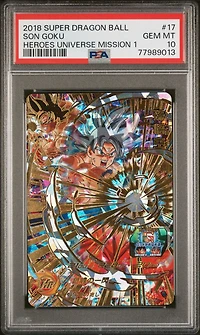 2018 Super Dragon Ball Heroes Universe Mission 1 17 Son Goku PSA 10