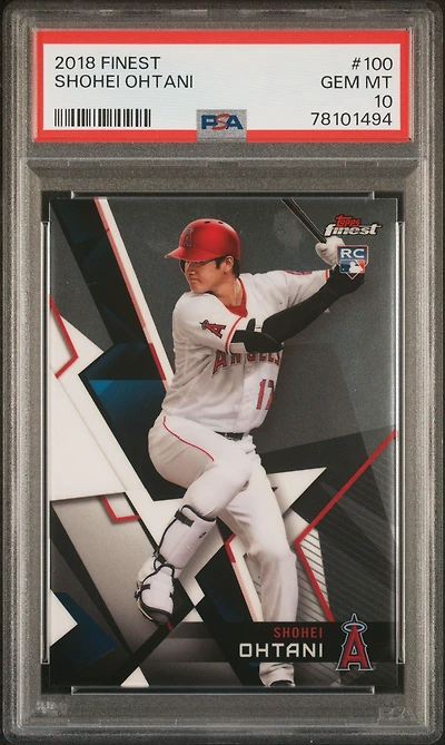 2018 Finest 100 Shohei Ohtani PSA 10