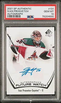2021 Sp Authentic 131 Ivan Prosvetov Autograph PSA 10