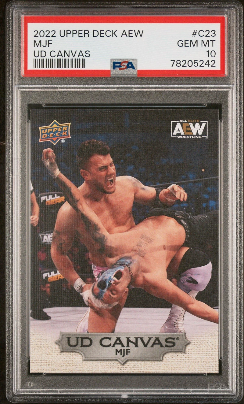 2022 Upper Deck Aew Ud Canvas C23 Mjf PSA 10