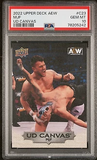 2022 Upper Deck Aew Ud Canvas C23 Mjf PSA 10