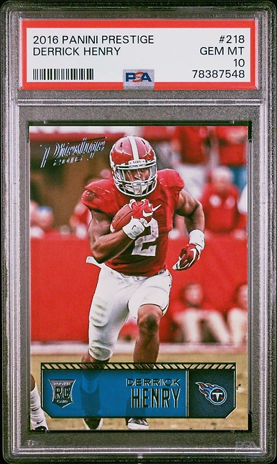 2016 Panini Prestige 218 Derrick Henry PSA 10
