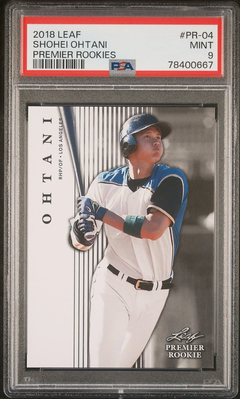2018 Leaf Premier Rookies Pr- Shohei Ohtani PSA