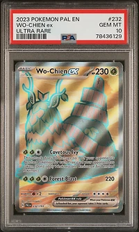 2023 Pokemon Pal En-paldea Evolved 232 Wo-chien Ex Ultra Rare PSA 10