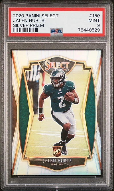 2020 Panini Select 150 Jalen Hurts PSA 9