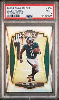 2020 Panini Select 150 Jalen Hurts PSA 9