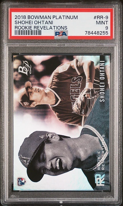 2018 Bowman Platinum Rookie Revelations Rr-9 Shohei Ohtani PSA 9