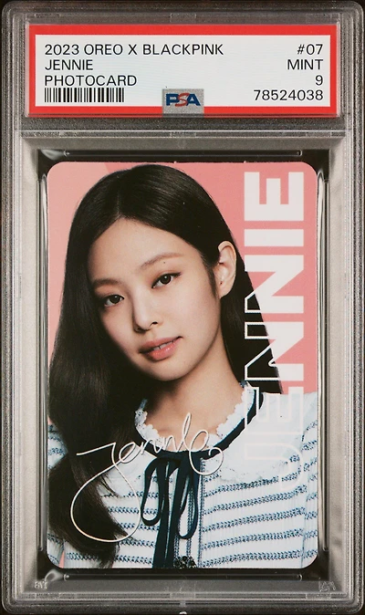 2023 Oreo X Blackpink Photocards 07 Jennie PSA 9