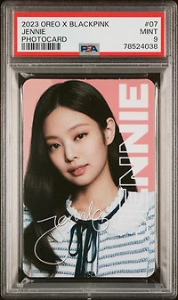 2023 Oreo X Blackpink Photocards 07 Jennie PSA 9