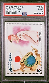 2018 Topps Allen & Ginter World Talent Wt-24 Shohei Ohtani PSA
