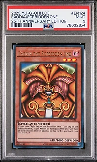 2023 Yu-gi-oh! Legend Of Blue Eyes White Dragon 25th Anniversary Edition En124 Exodia The Forbidden One PSA 9