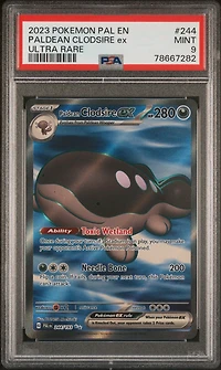 2023 Pokemon Pal En-paldea Evolved 244 Paldean Clodsire Ex Ultra Rare PSA 9