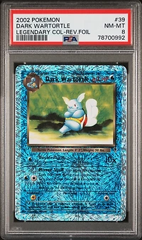 2002 Pokemon Legendary Collection 39 Dark Wartortle-reverse Foil PSA 8