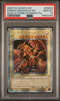 2023 Yu-gi-oh! Lc01-legendary Collection: 25th Anniversary Edition En003 Winged Dragon Of Ra PSA