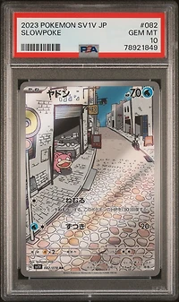 2023 Pokemon Japanese Sv1v-violet Ex 082 Slowpoke PSA 10