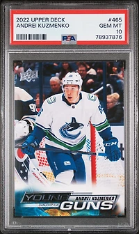 2022 Upper Deck 465 Andrei Kuzmenko PSA 10