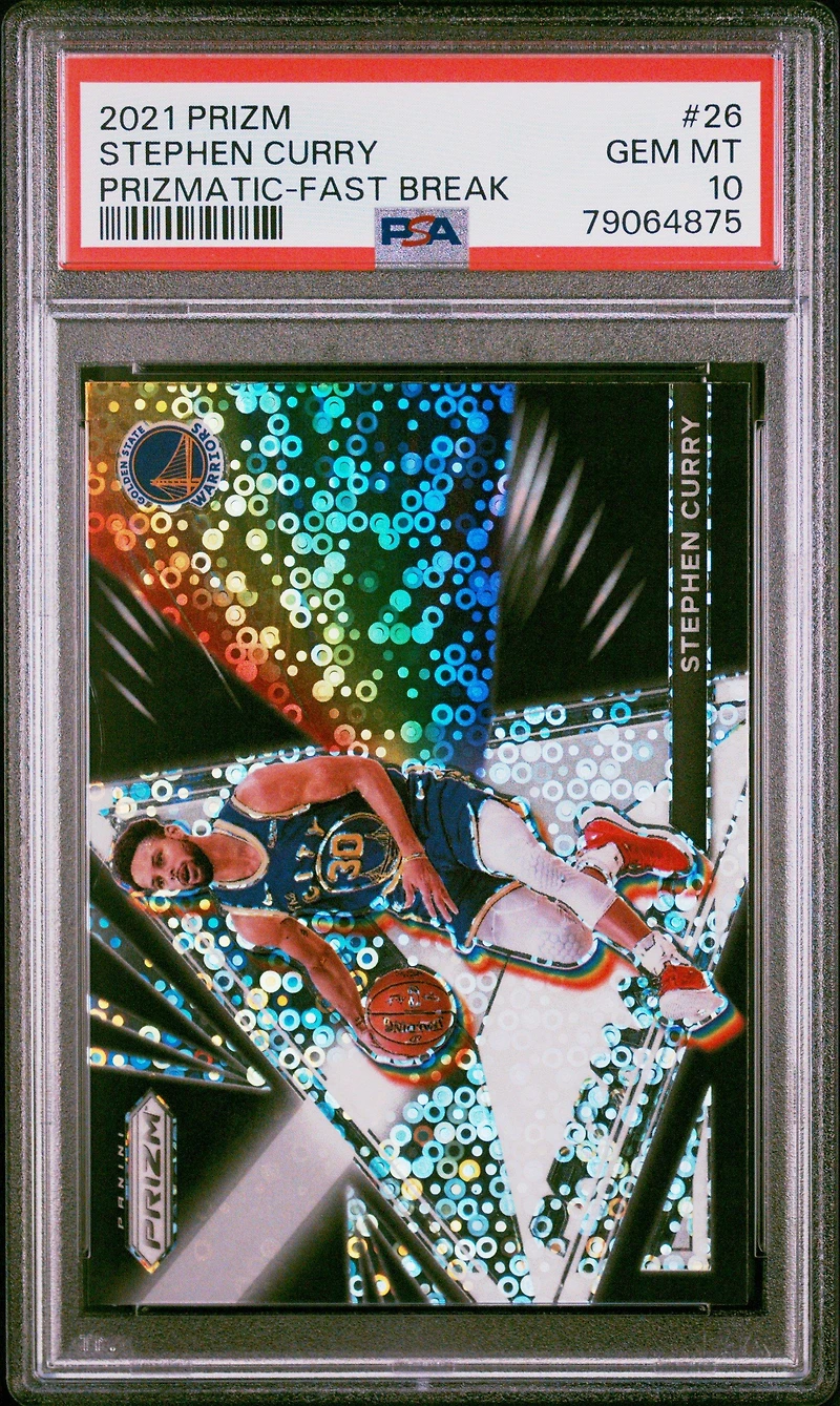 2021 Panini Prizm Prizmatic 26 Stephen Curry PSA 10