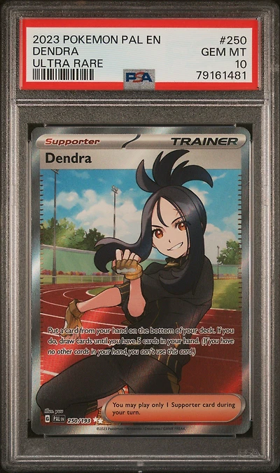 2023 Pokemon Pal En-paldea Evolved 250 Dendra Ultra Rare PSA 10