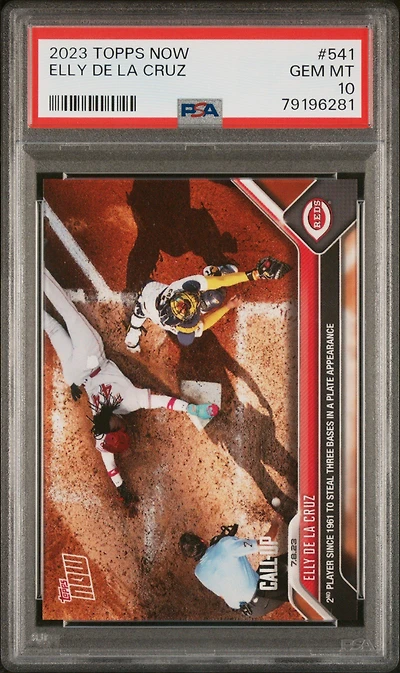 2023 Topps Now 541 Elly De La Cruz PSA 10