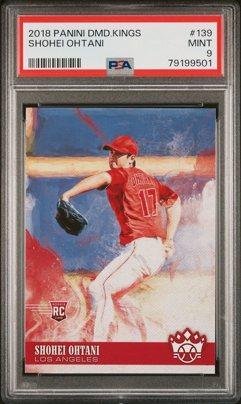 2018 Panini Diamond Kings 139 Shohei Ohtani PSA 9