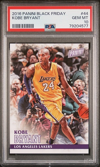 2016 Panini Black Friday 44 Kobe Bryant PSA 10