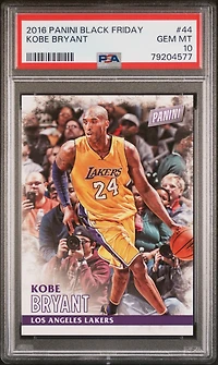 2016 Panini Black Friday 44 Kobe Bryant PSA 10