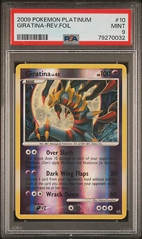 2009 Pokemon Platinum 10 Giratina-reverse Foil PSA 9