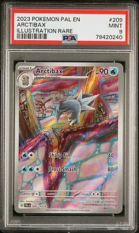 2023 Pokemon Pal En-paldea Evolved 209 Arctibax Illustration Rare PSA
