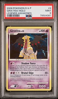 2008 Pokemon Diamond & Pearl Legends Awakened 4 Giratina PSA 9