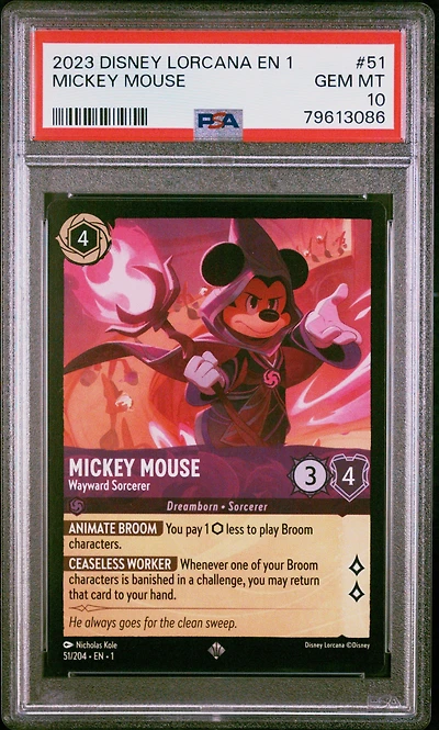 2023 Disney Lorcana En 1-the First Chapter 51 Mickey Mouse