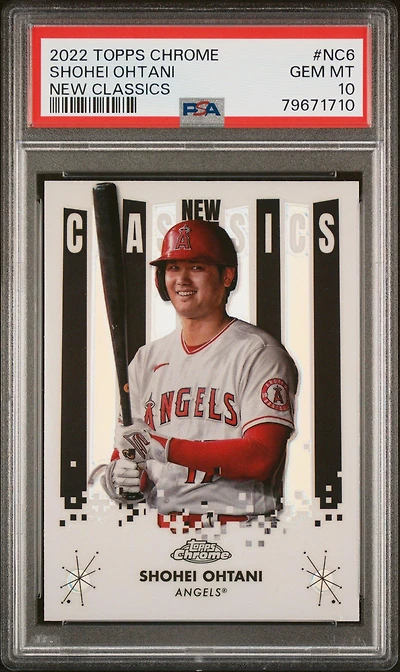 2022 Topps Chrome New Classics Nc6 Shohei Ohtani PSA 10