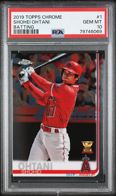 2019 Topps Chrome 1 Shohei Ohtani PSA 10