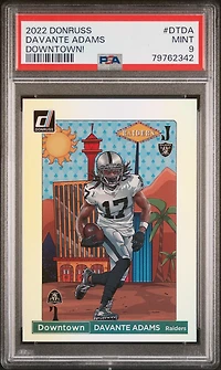 2022 Panini Donruss Downtown Dtda Davante Adams PSA
