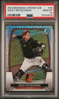 2023 Bowman Mega Box Chrome 40 Adley Rutschman PSA 10