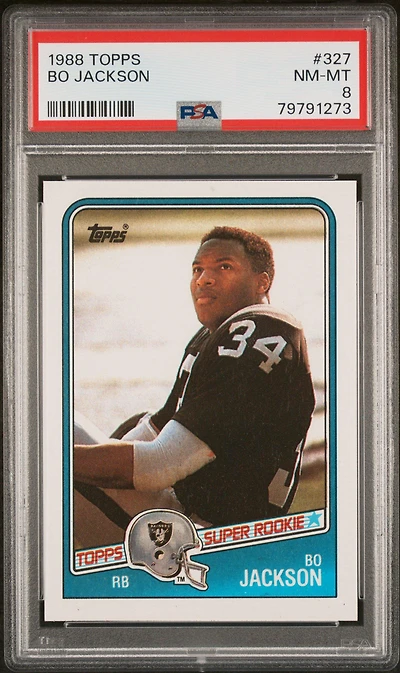 1988 Topps 327 Bo Jackson PSA