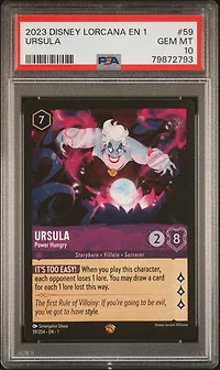 2023 Disney Lorcana En 1-the First Chapter 59 Ursula
