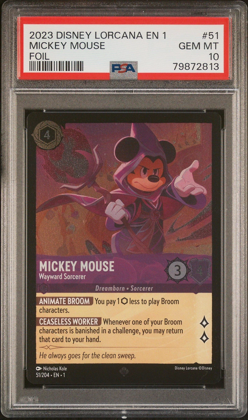 2023 Disney Lorcana En 1-the First Chapter 51 Mickey Mouse