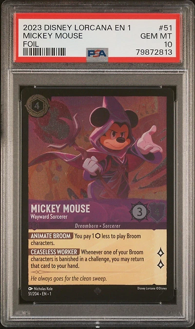 2023 Disney Lorcana En 1-the First Chapter 51 Mickey Mouse
