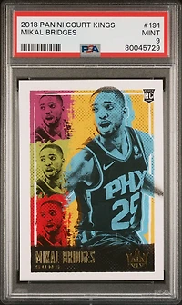 2018 Panini Court Kings 191 Mikal Bridges PSA 9