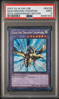 2023 Yu-gi-oh! Legend Of Blue Eyes White Dragon 25th Anniversary Edition En125 Gaia The Dragon Champion PSA