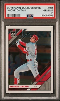 2019 Panini Donruss Optic 164 Shohei Ohtani PSA 10