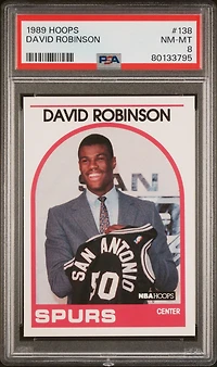 1989 Hoops 138 David Robinson PSA