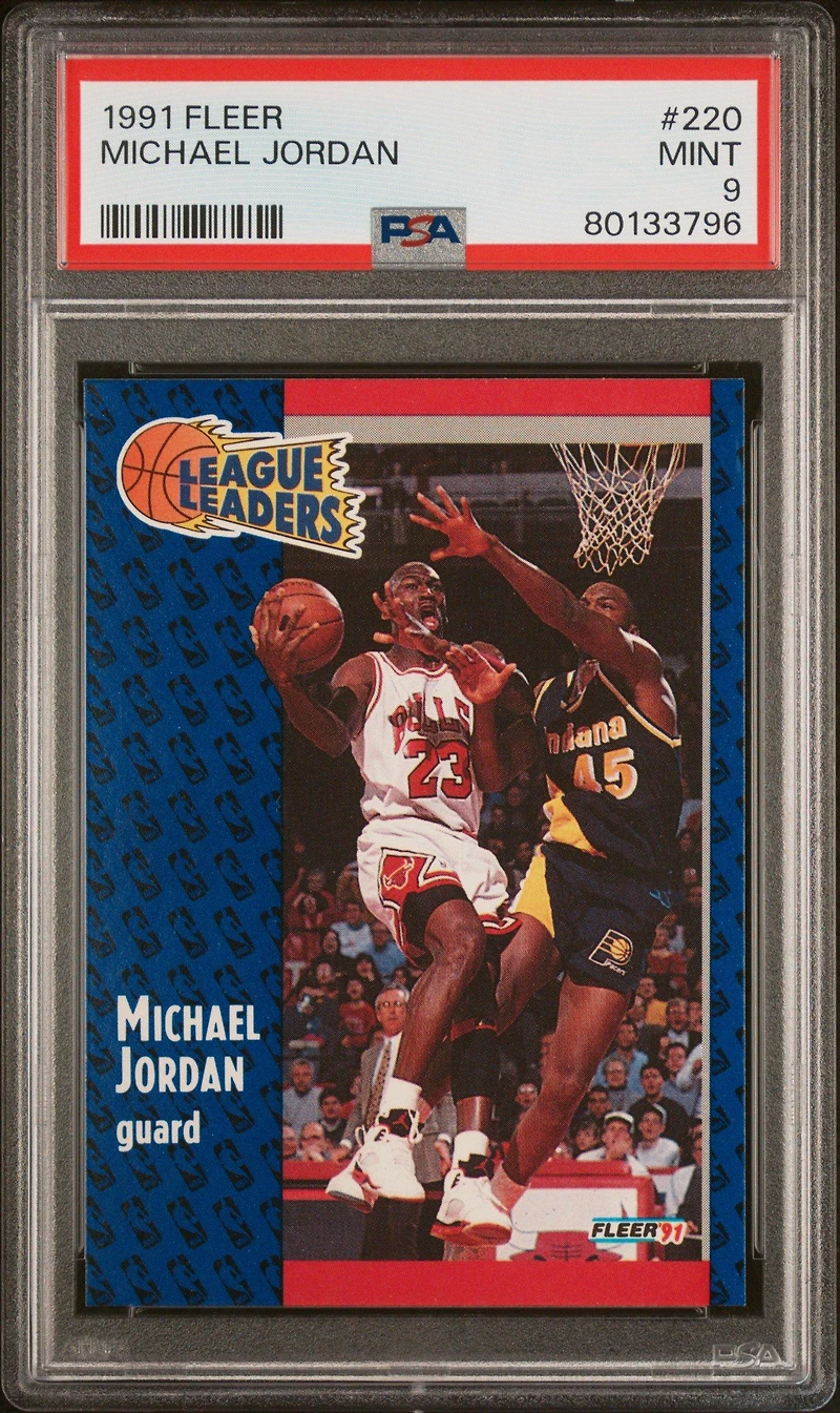 1991 Fleer 220 Michael Jordan PSA 9