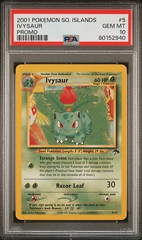 2001 Pokemon Southern Islands Promo 5 Ivysaur PSA